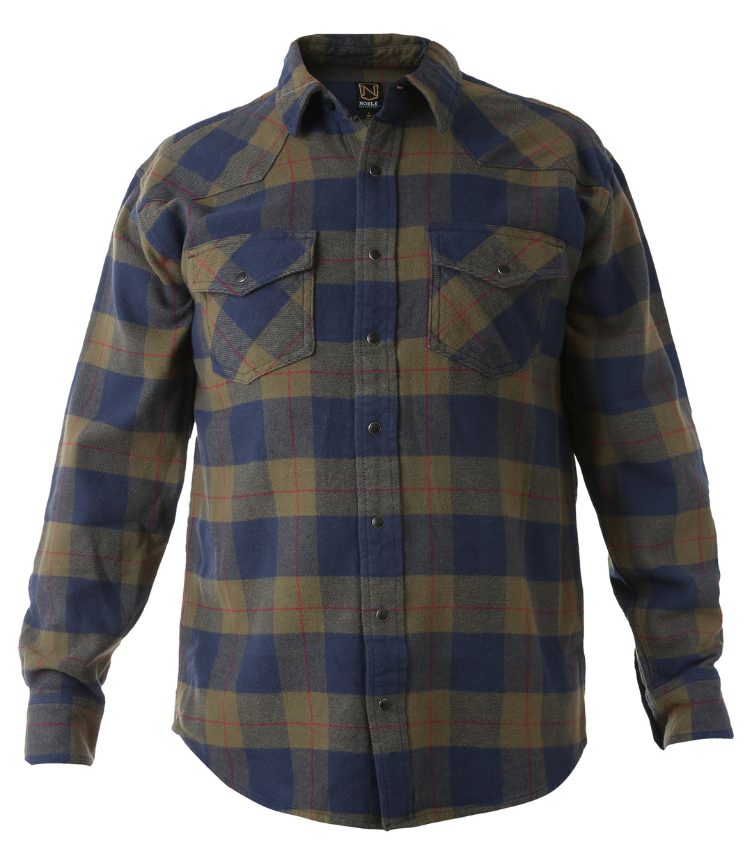 Navy / Olive Buffalo Plaid