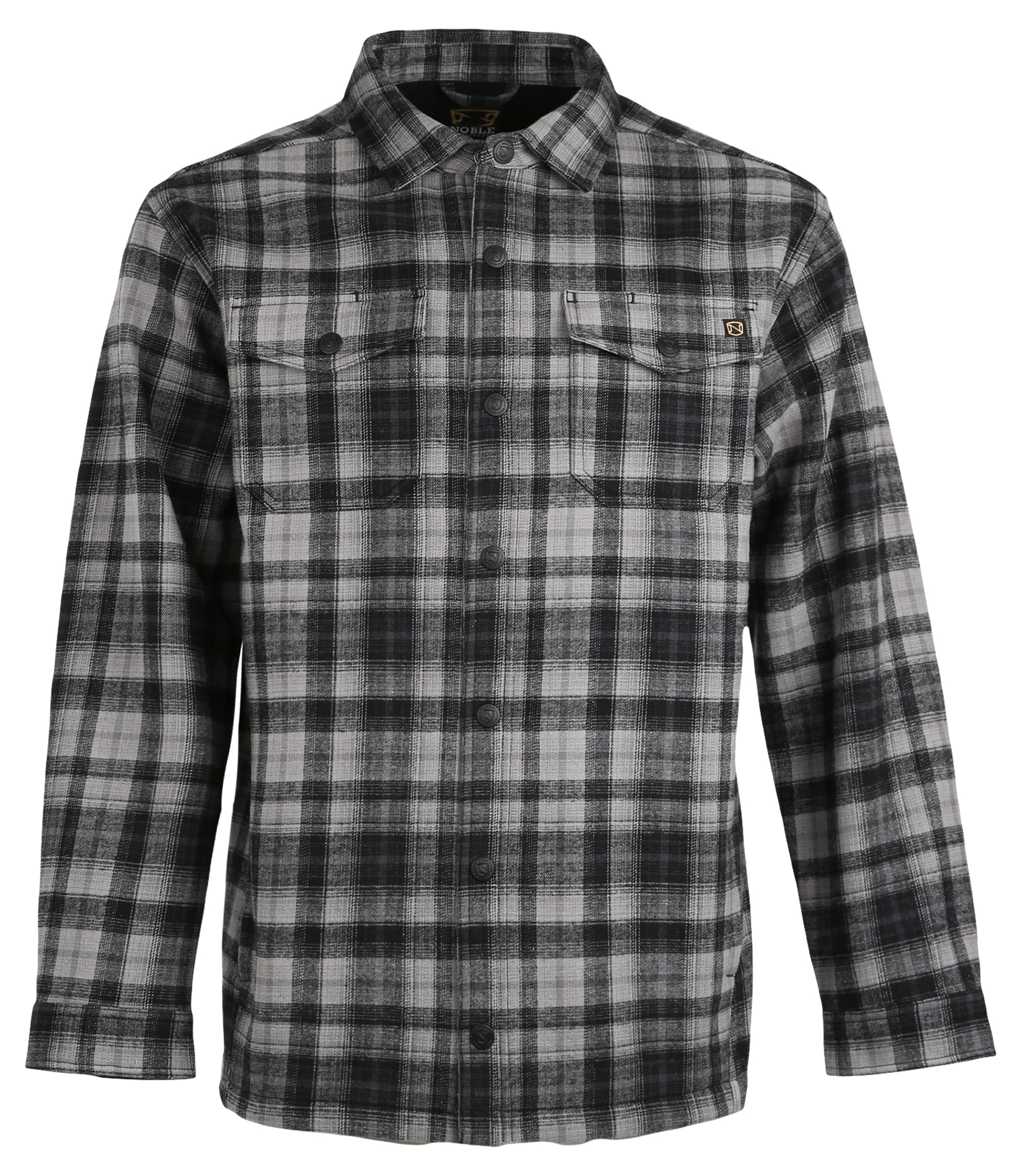 Men's Snap Front Shirt Jacket – Noble Outfitters