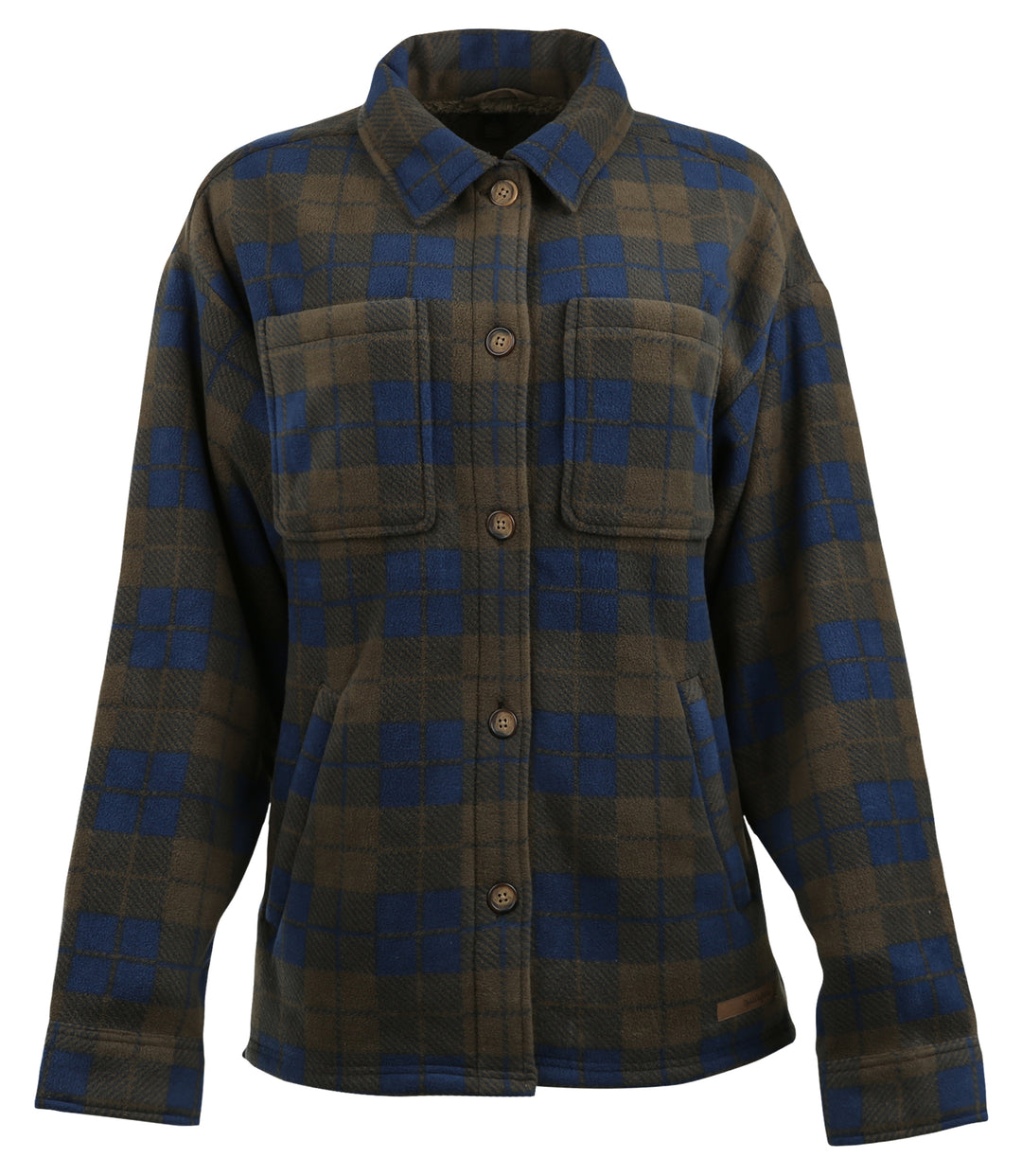 Pacific Blue / Olive Plaid