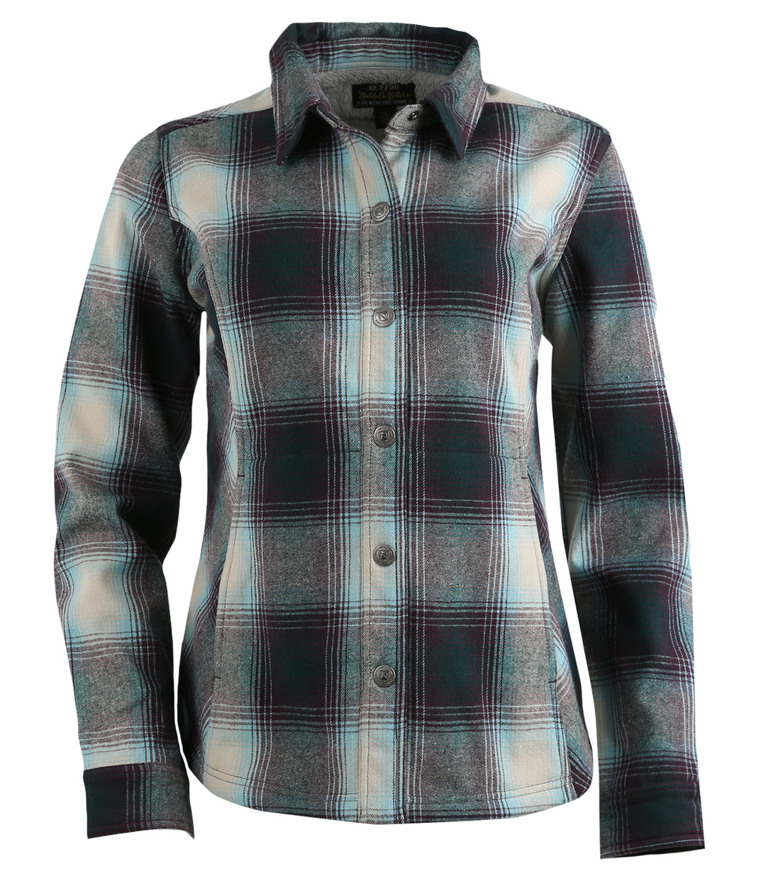 Eggplant / Alloy Plaid