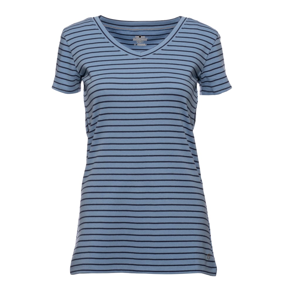 dress v neck t shirts Women's Noble Outfitters® Tug-Free™ Printed V-Neck