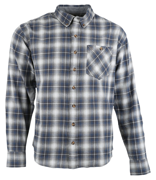 Pacific Blue / Gray Plaid