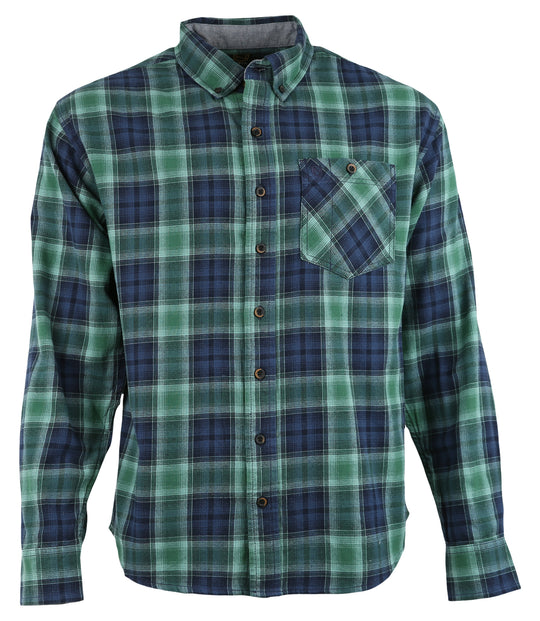 Navy / Malachite Plaid