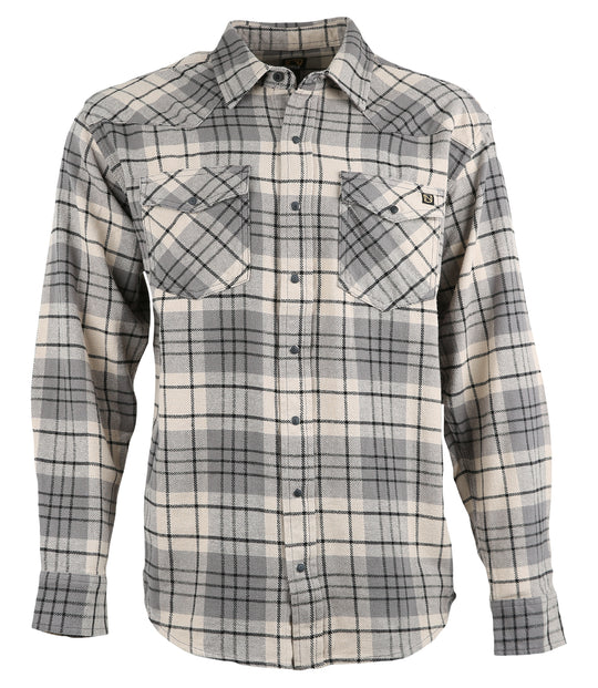 Sand / Black Plaid
