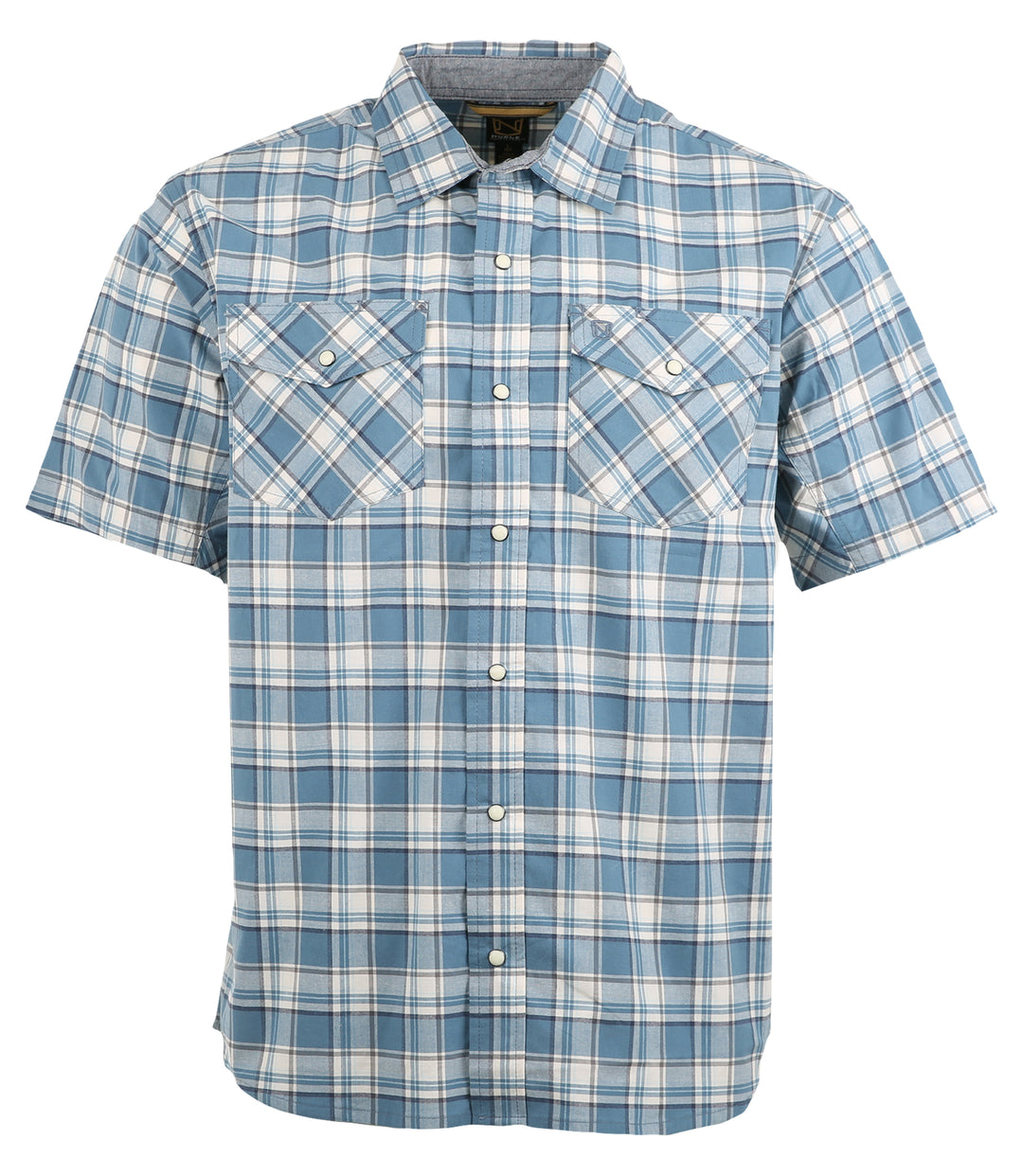 Blue Granite Plaid