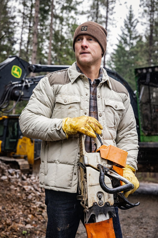 Heritage Snap Front Puffer Shirt Jac