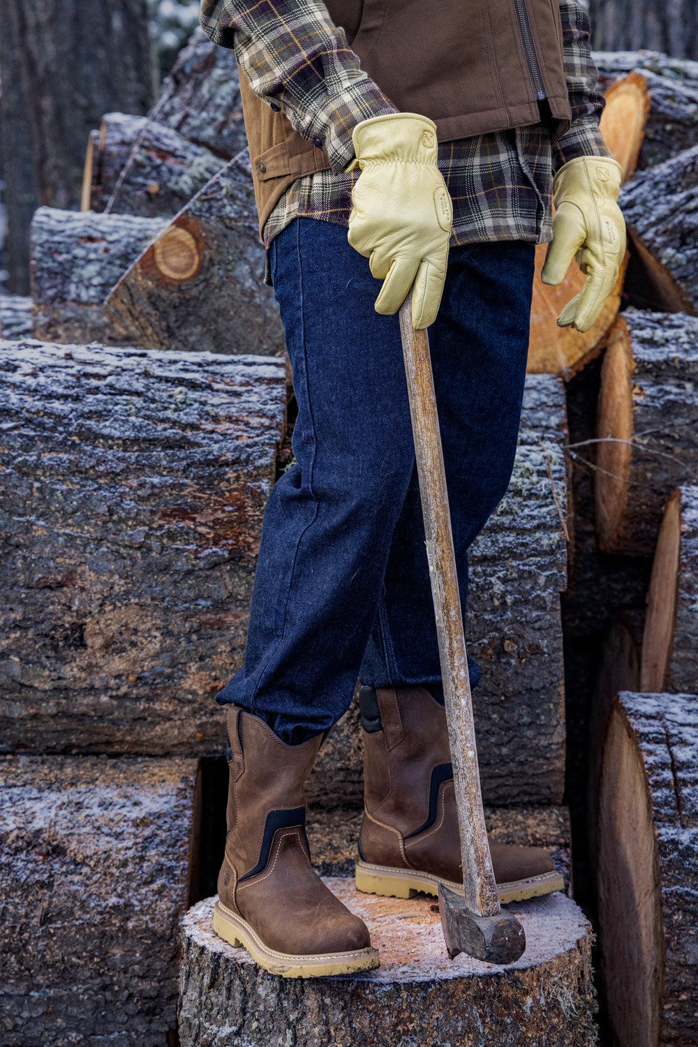 Men's STRIKE Wellington Work Boot Waterproof