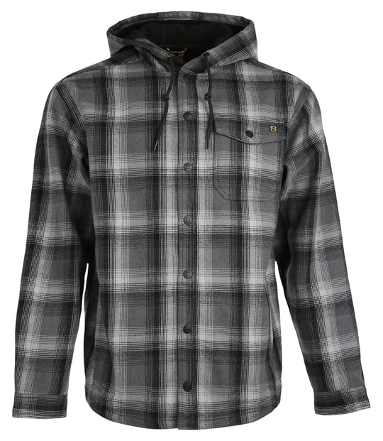 Asphalt / Black Plaid