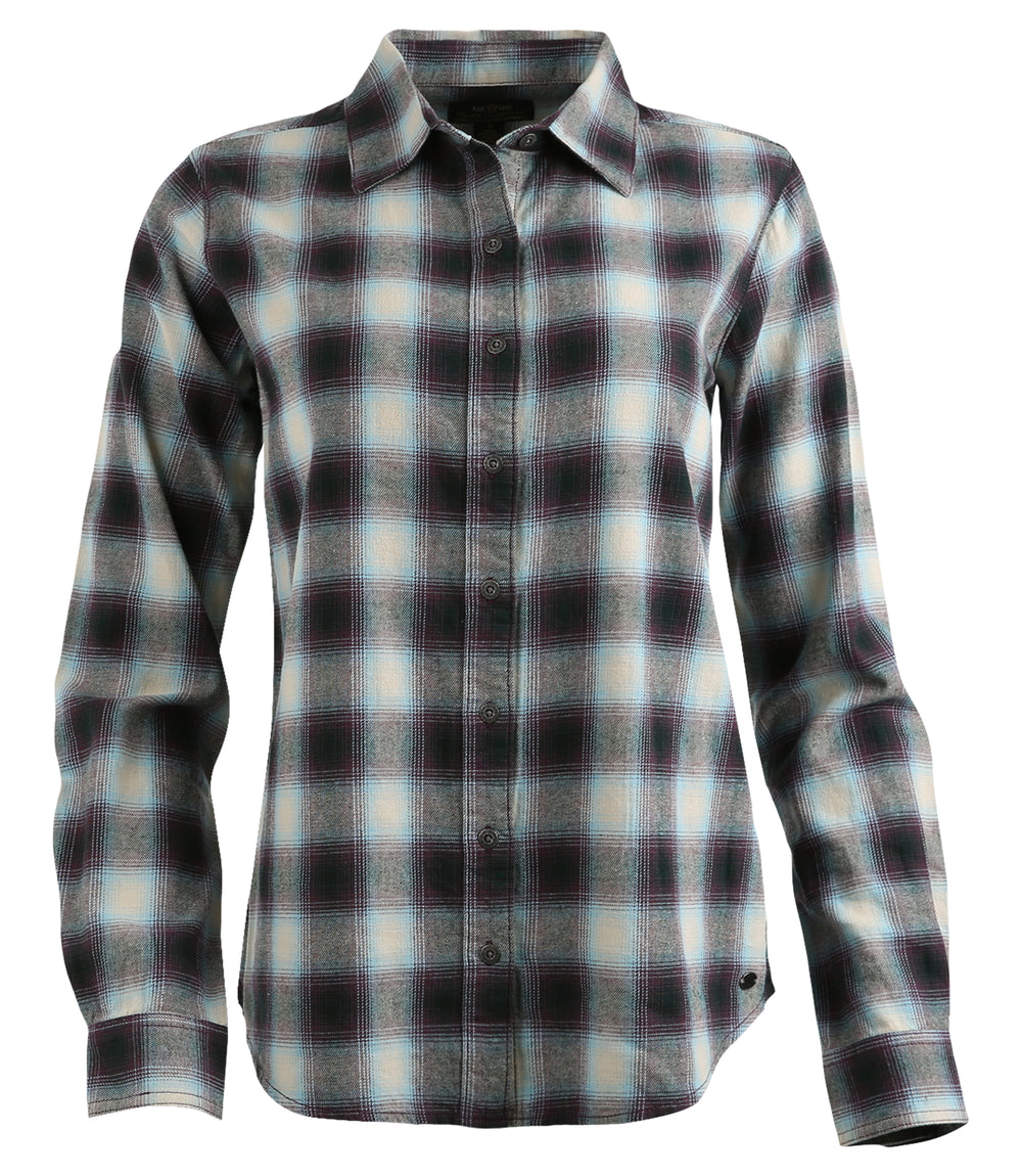 Eggplant / Marine Plaid