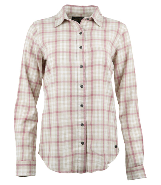 Oatmeal / Mauve Plaid