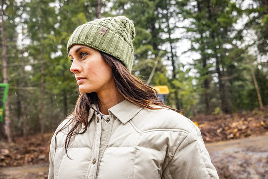 Snap Front Puffer Jacket