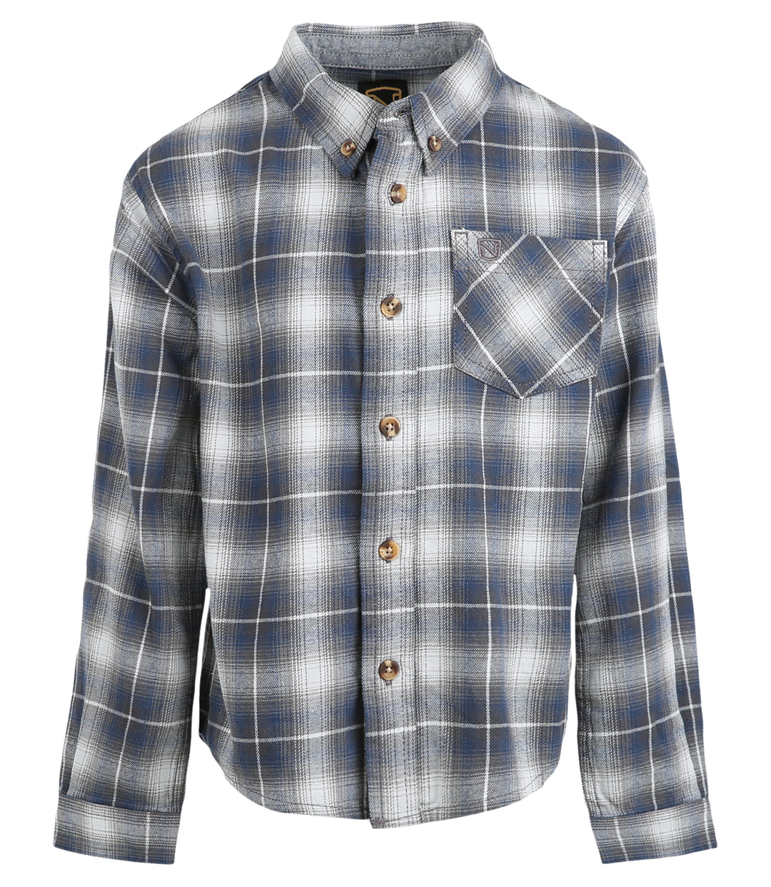 Pacific Blue / Gray Plaid
