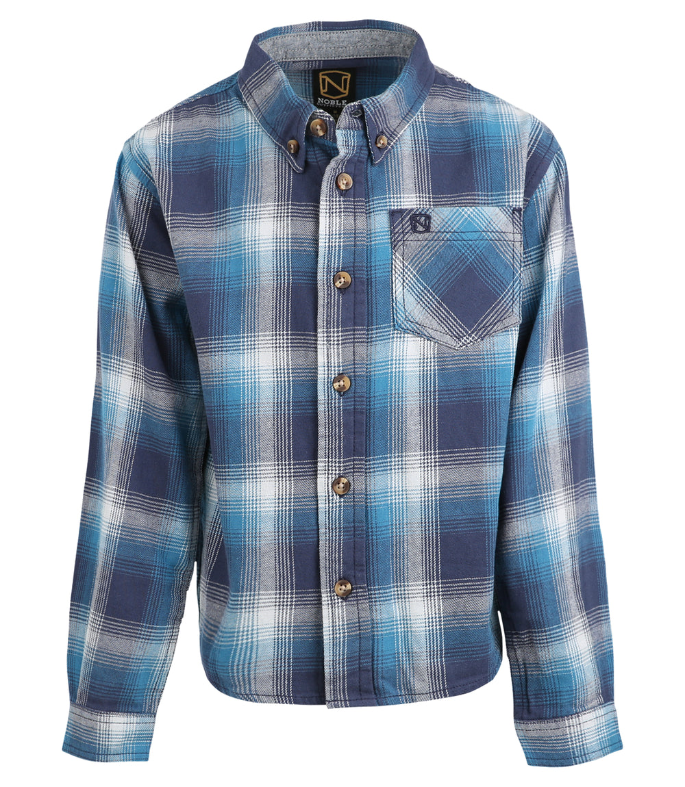 Navy / Gray Blue Plaid