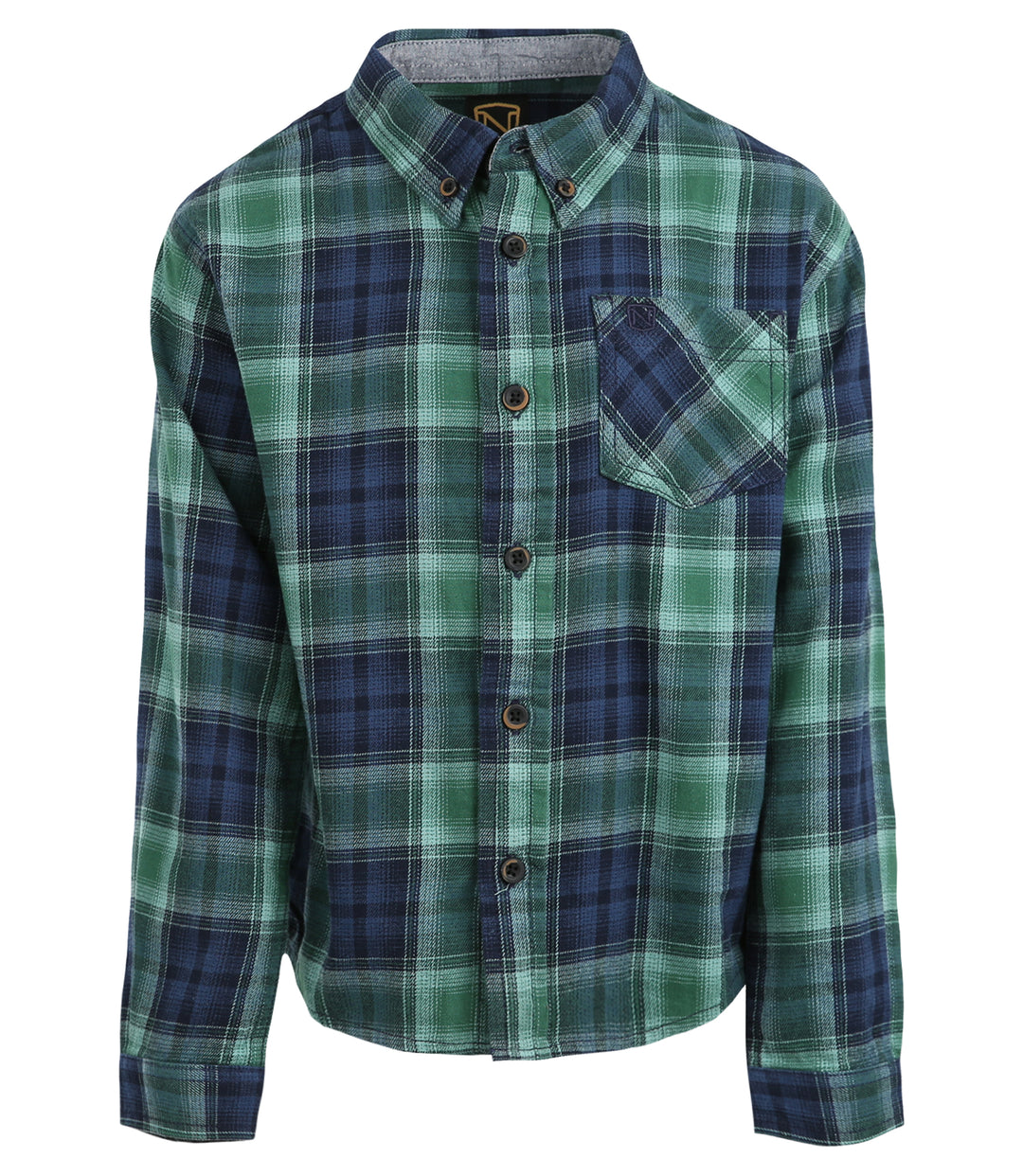 Navy / Malachite Plaid