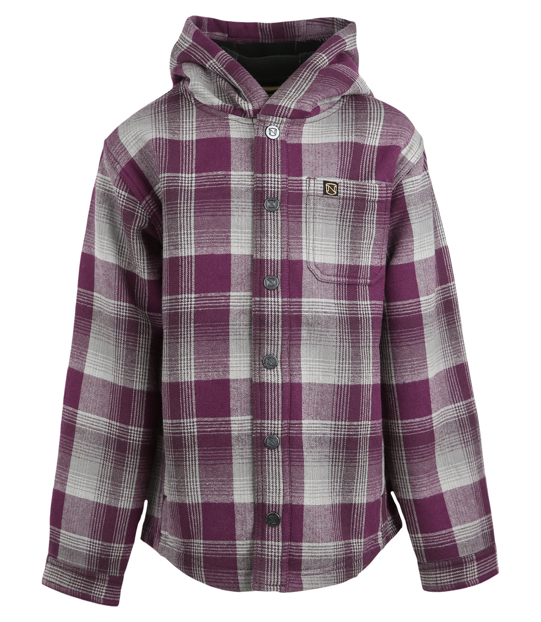 Beet / Eggplant Plaid