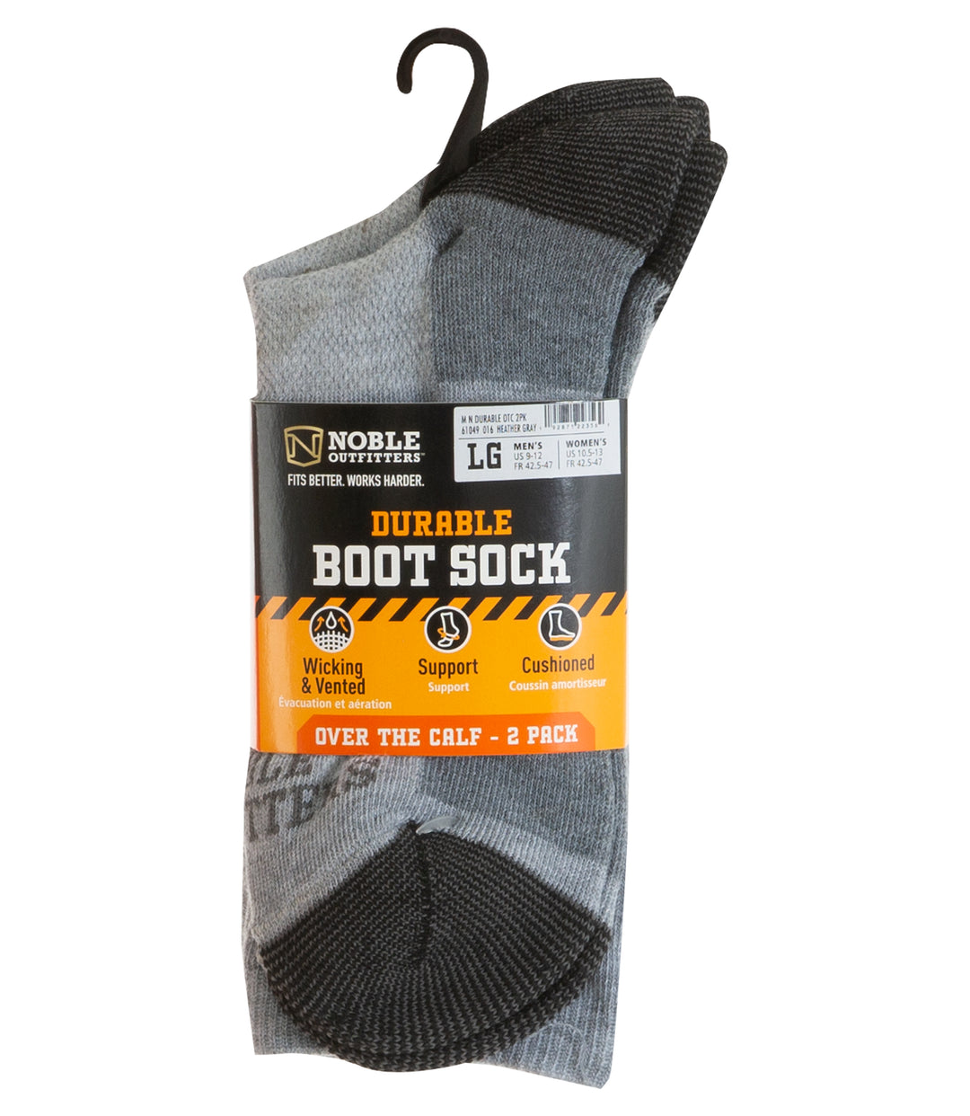 Men's Durable Boot Sock Over the Calf – Pack – Noble Outfitters