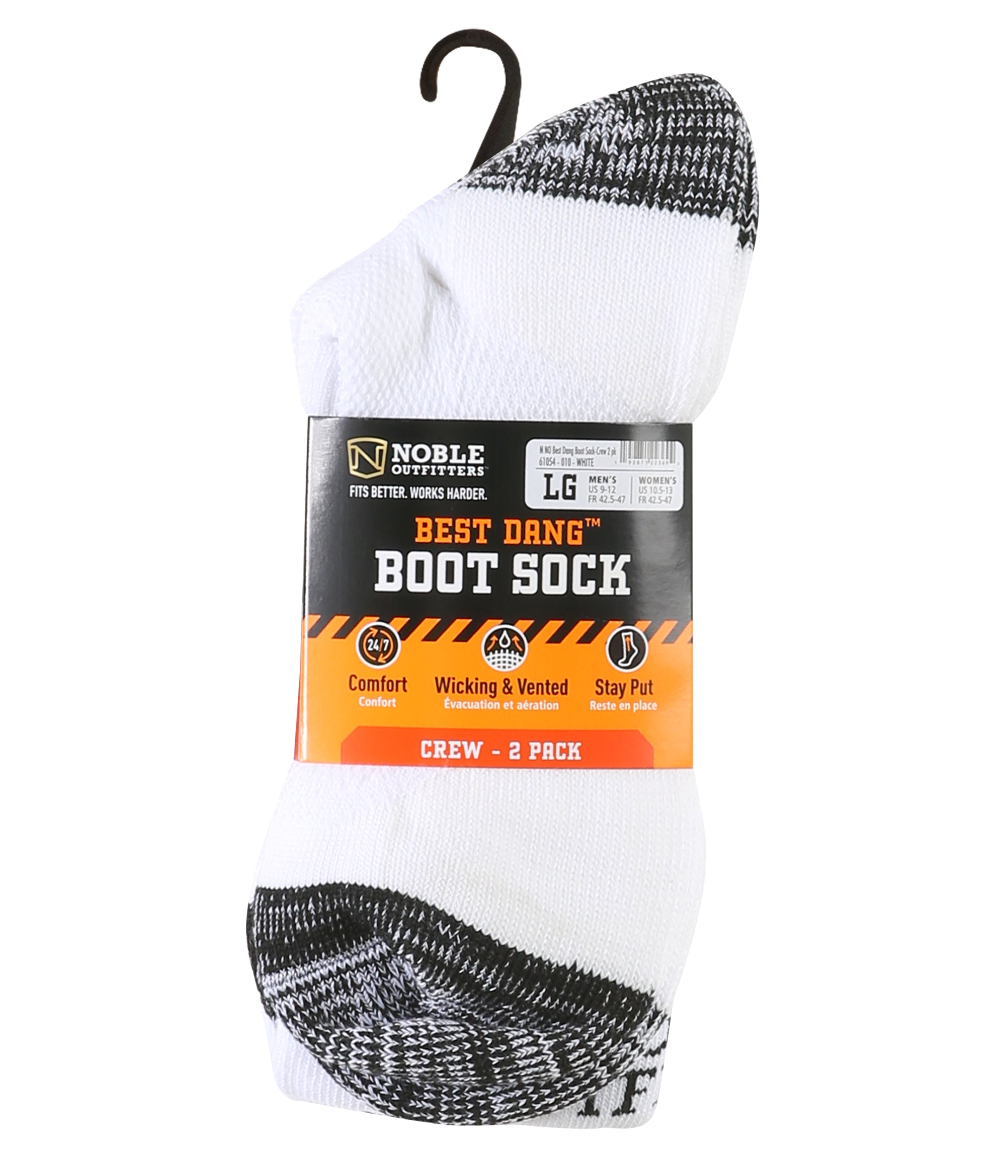 Men s The Best Dang Boot Sock Crew 2 Pack