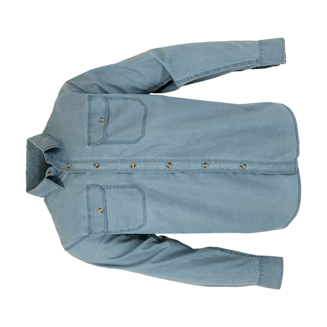 Men's Long Sleeve Weathered Work Shirt