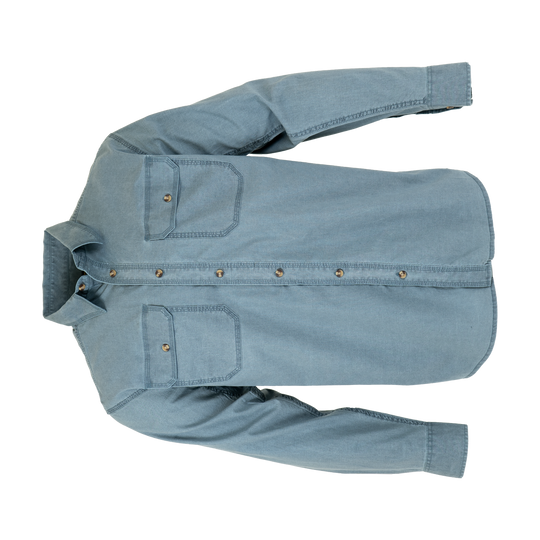 Men's Long Sleeve Weathered Work Shirt