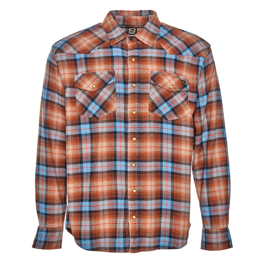 Brawny Snap Front Flannel Shirt