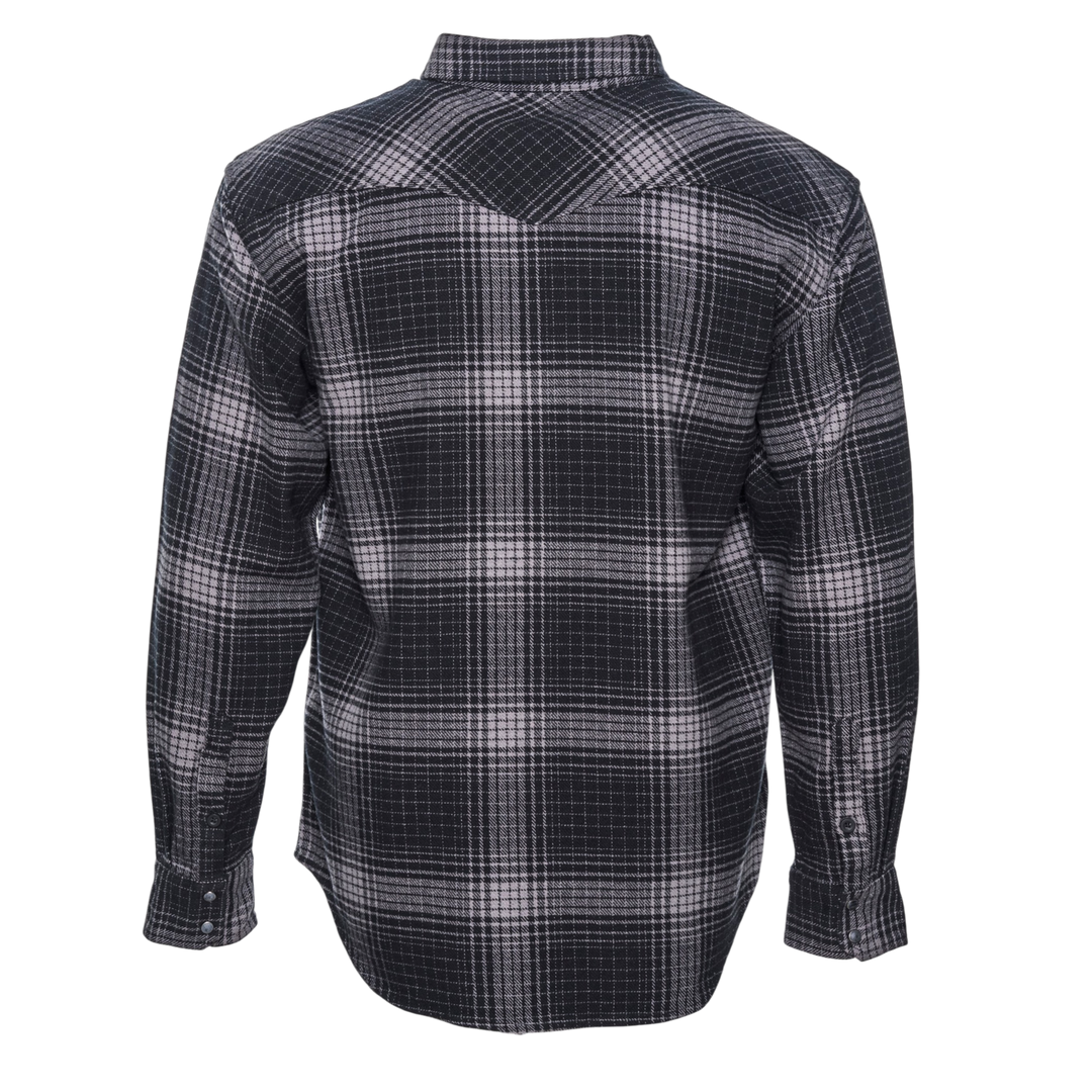 Brawny Snap Front Flannel Shirt