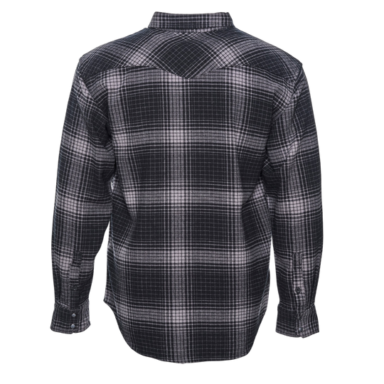 Brawny Snap Front Flannel Shirt
