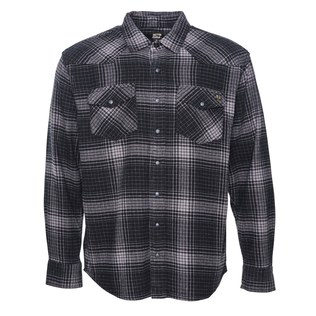 Brawny Snap Front Flannel Shirt