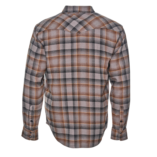 Brawny Snap Front Flannel Shirt
