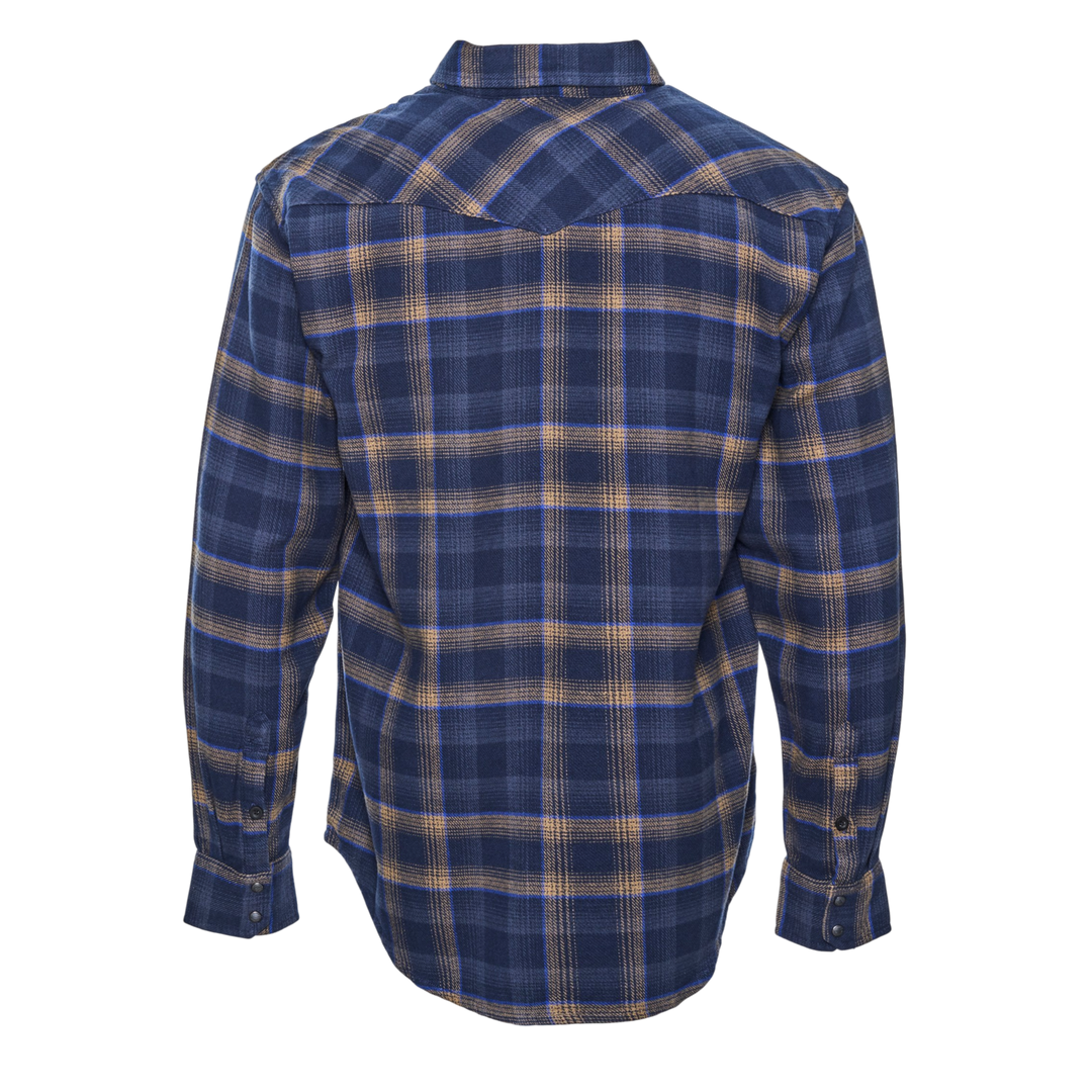Brawny Snap Front Flannel Shirt