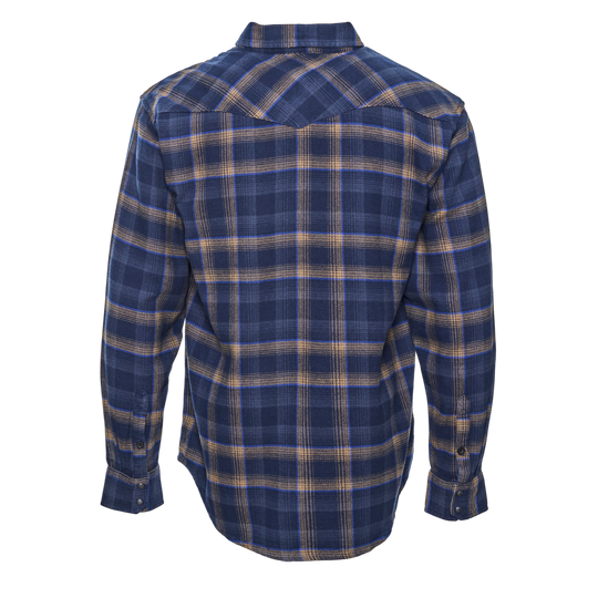 Brawny Snap Front Flannel Shirt