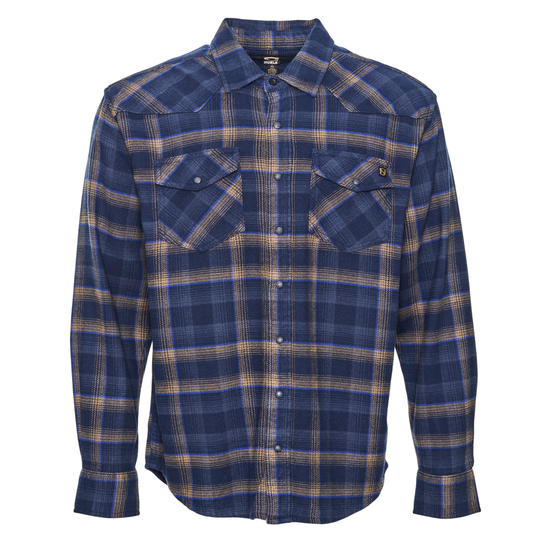 Brawny Snap Front Flannel Shirt