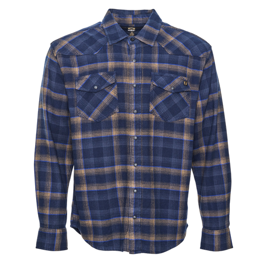 Brawny Snap Front Flannel Shirt