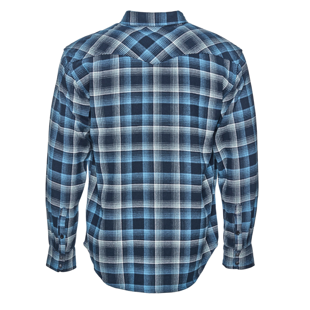 Brawny Snap Front Flannel Shirt