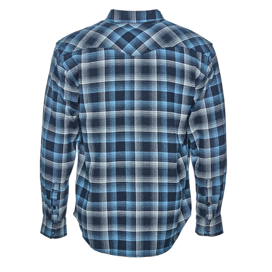 Brawny Snap Front Flannel Shirt