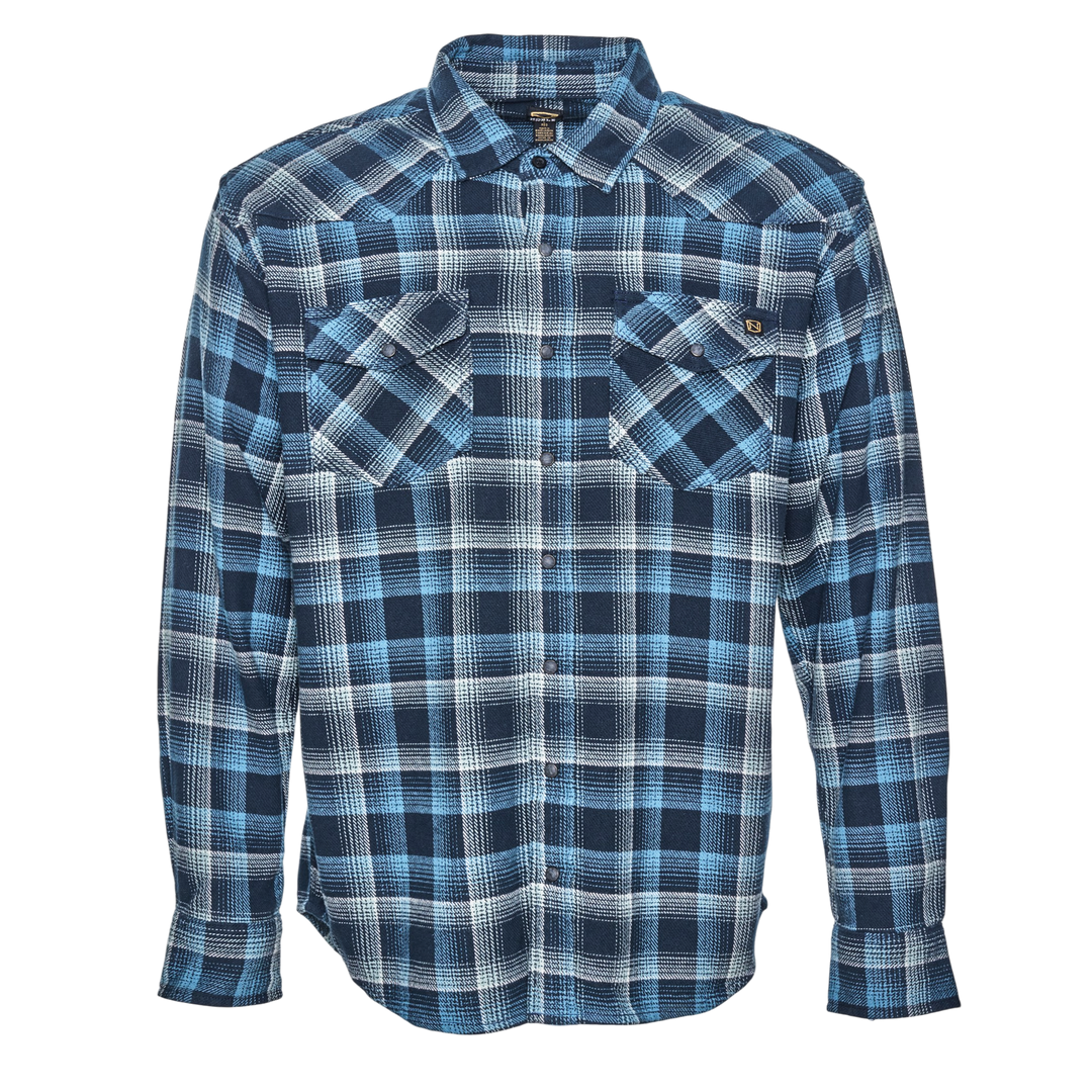 Brawny Snap Front Flannel Shirt