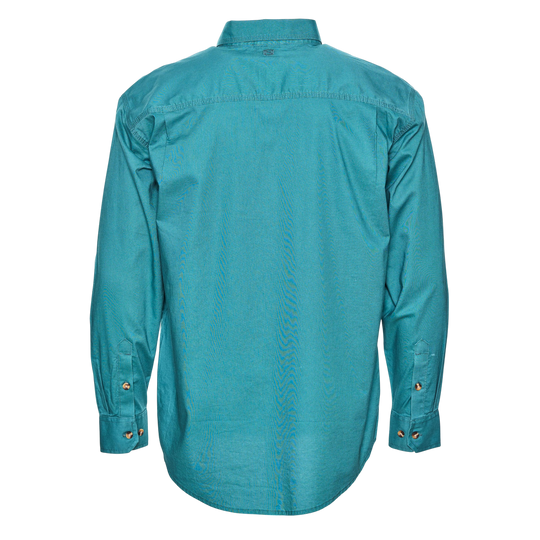 Men's Long Sleeve Weathered Work Shirt