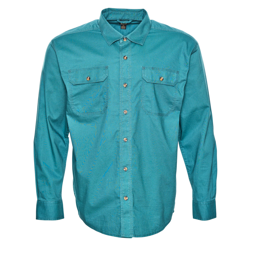 Men's Long Sleeve Weathered Work Shirt