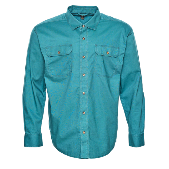 Men's Long Sleeve Weathered Work Shirt