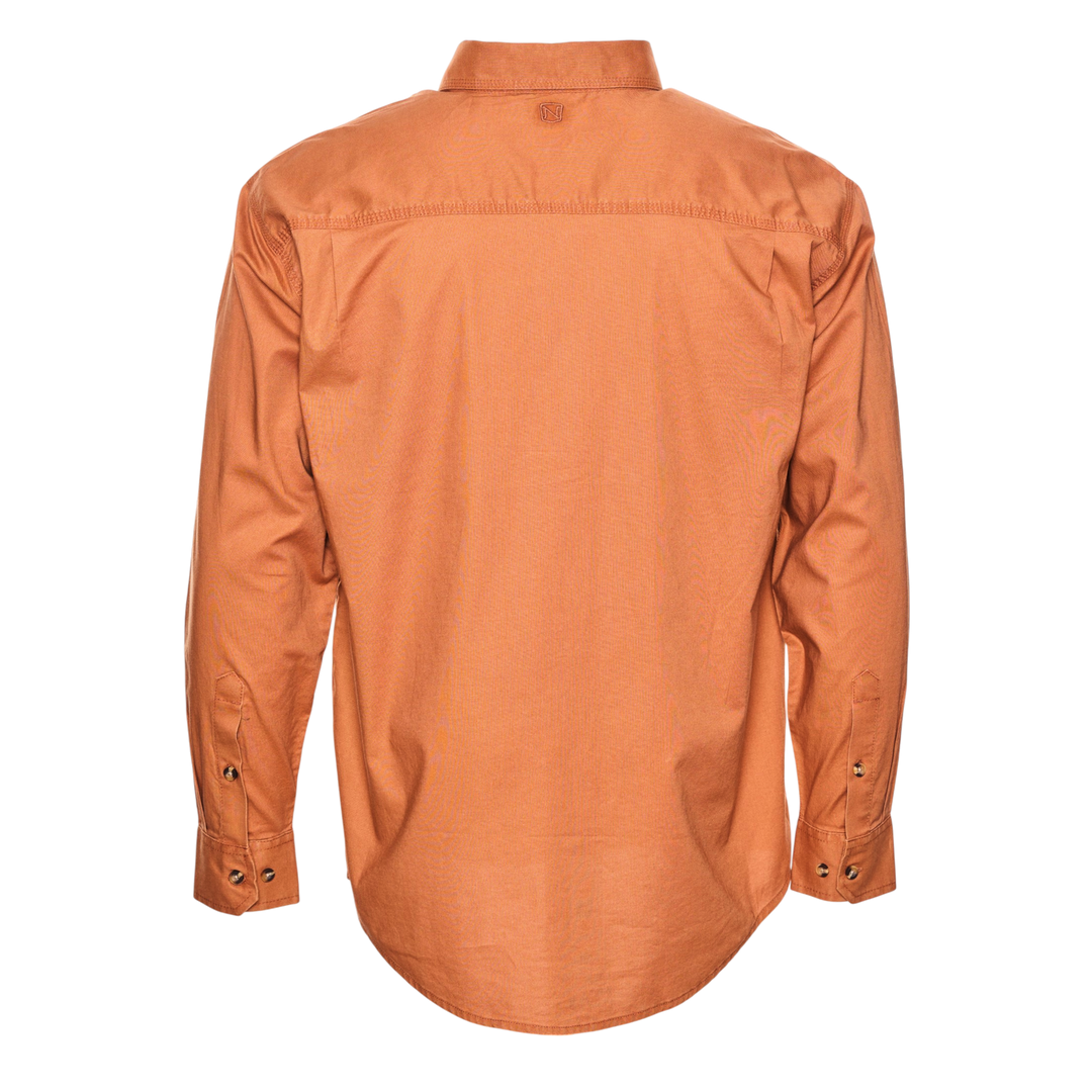 Men's Long Sleeve Weathered Work Shirt