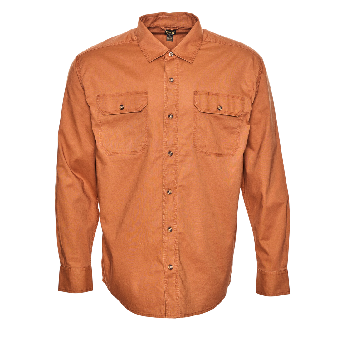 Men's Long Sleeve Weathered Work Shirt