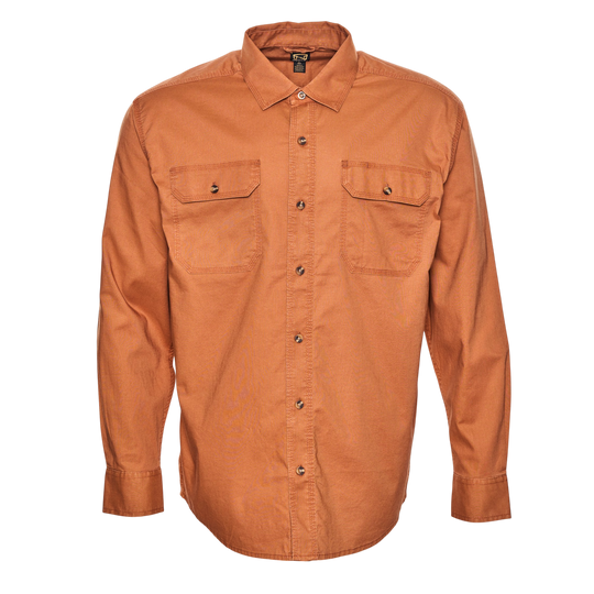 Men's Long Sleeve Weathered Work Shirt