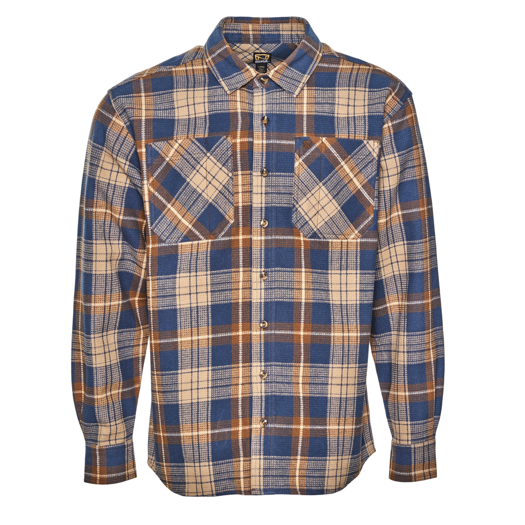 Cotton Waffle Work Shirt
