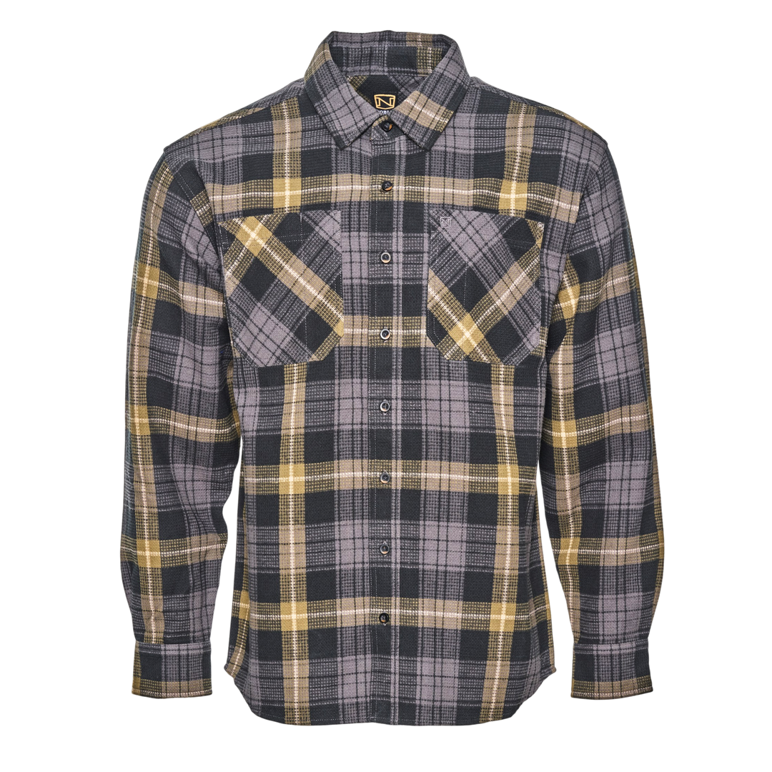 Cotton Waffle Work Shirt
