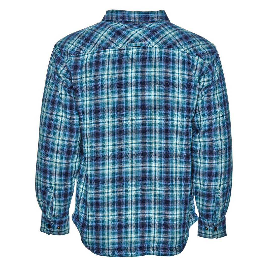 Men's Fleece Lined Flannel Shirt Jacket