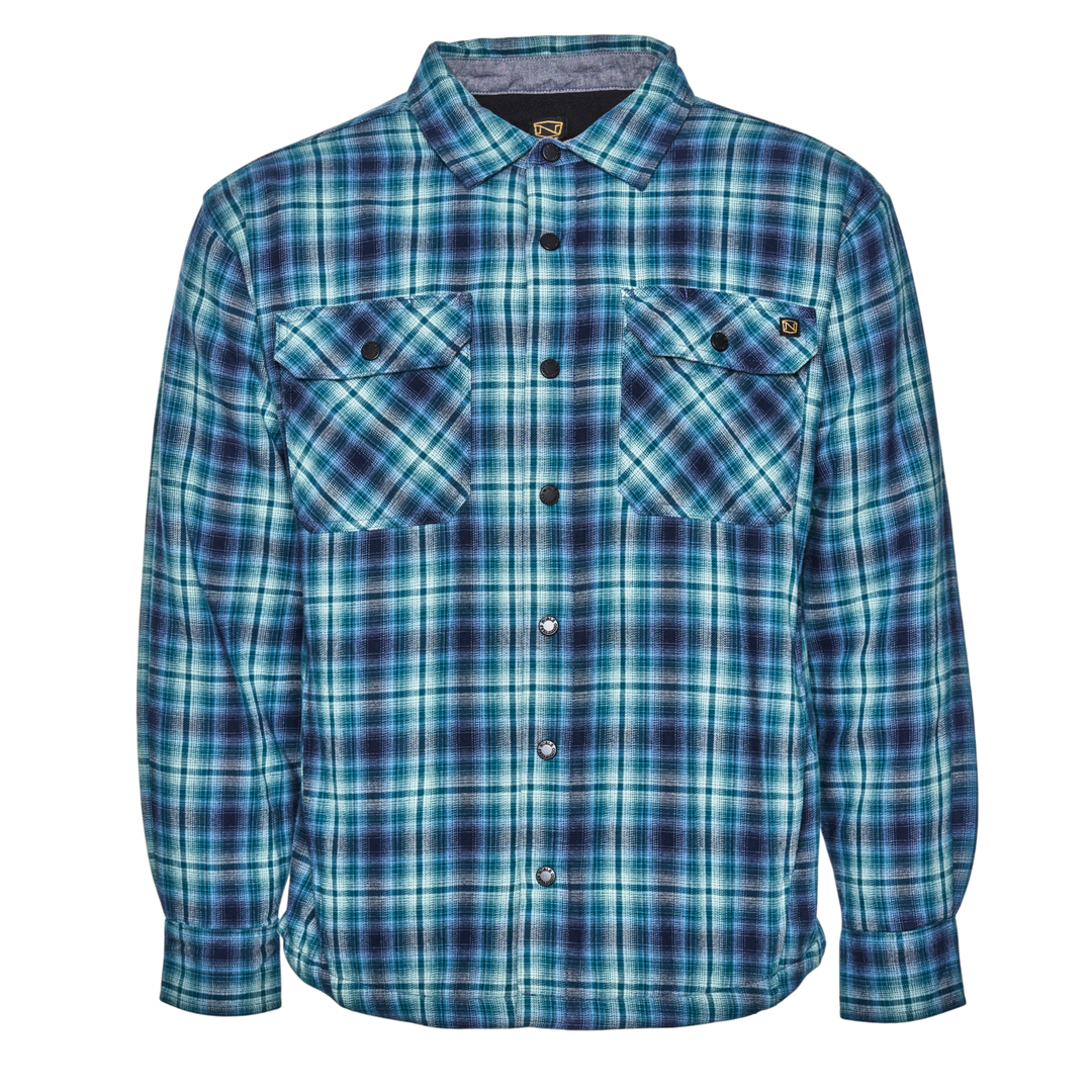 Men's Fleece Lined Flannel Shirt Jacket