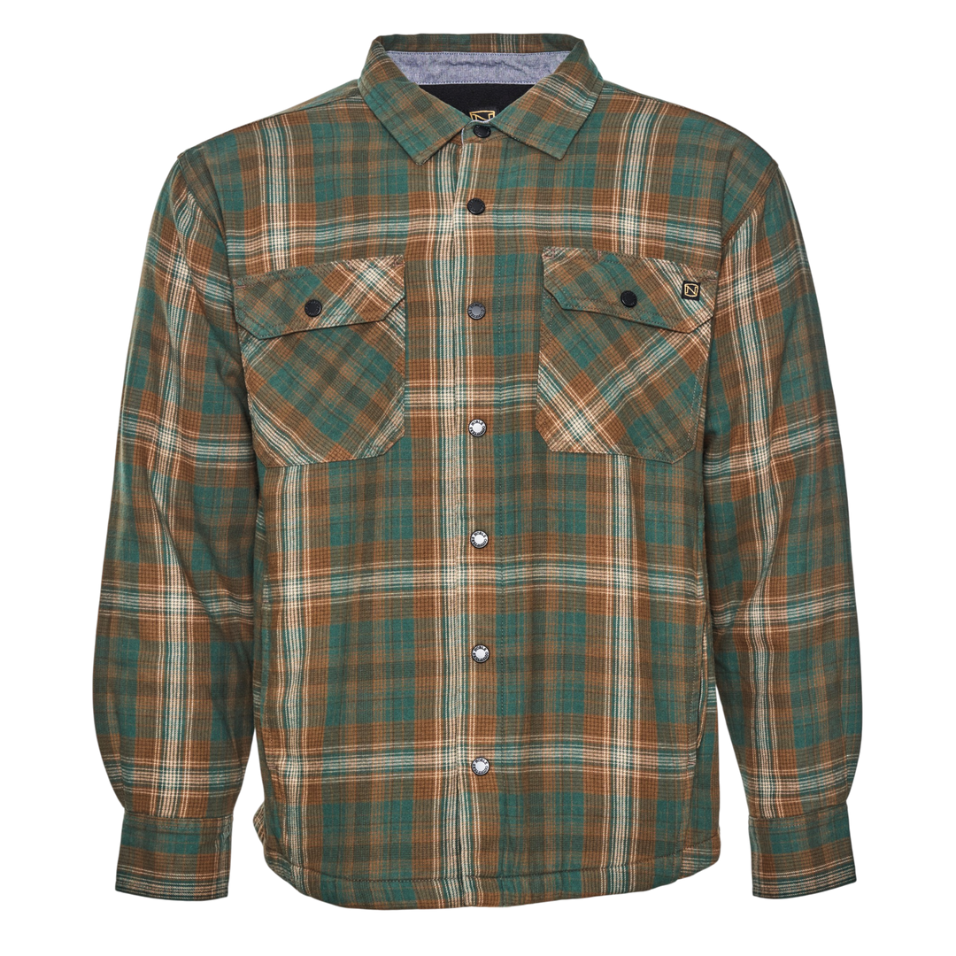 Men's Fleece Lined Flannel Shirt Jacket