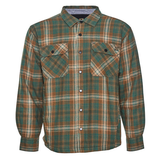 Men's Fleece Lined Flannel Shirt Jacket