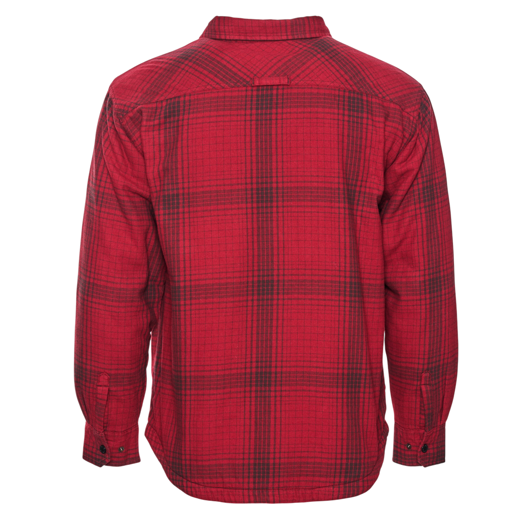Men's Fleece Lined Flannel Shirt Jacket