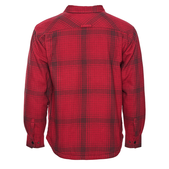 Men's Fleece Lined Flannel Shirt Jacket