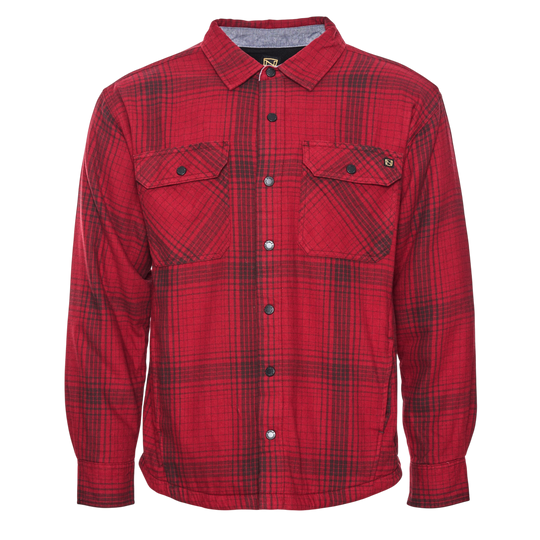 Men's Fleece Lined Flannel Shirt Jacket